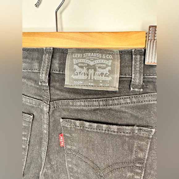 3/$15 Girls’ 510 Skinny Levi’s in Black- Size 10 - Picture 4 of 6